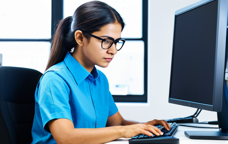 클라우드 환경에서의 로그 관리와 모니터링 - **

"A professional software engineer, female, wearing a modest blue shirt and glasses, coding at a ...
