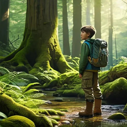 클라우드 환경에서의 AI ML 모델 배포 - **Prompt 1: Enchanted Forest Explorer**
    "A wide shot of a young adventurer, gender-neutral, appr...