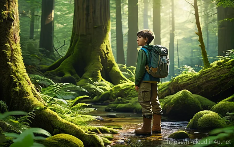 클라우드 환경에서의 AI ML 모델 배포 - **Prompt 1: Enchanted Forest Explorer**
    "A wide shot of a young adventurer, gender-neutral, appr...